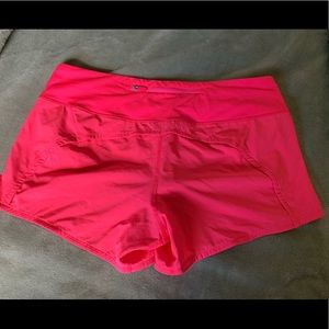 Lululemon Run Times Shorts Neon Pink